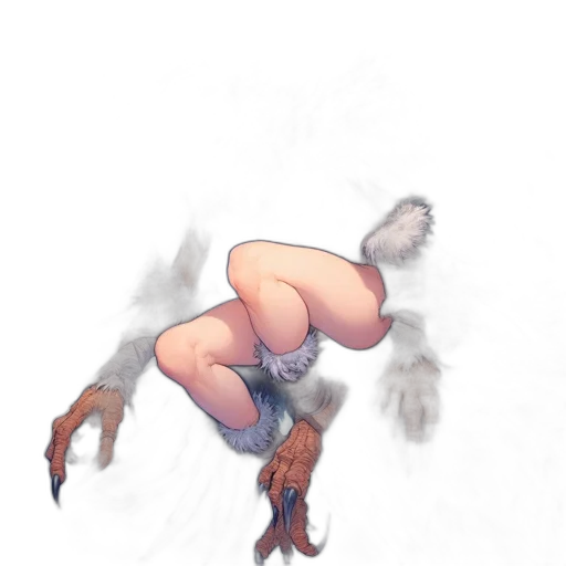creature, animal, weapon, staff, concept art, fantasy art, watercolor, pixel art transparent PNG cut-out