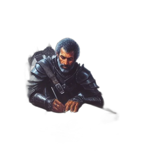sword, weapon, jacket, staff, concept art, pixel art, fantasy art, photorealistic transparent PNG cut-out