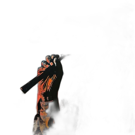 dragon, staff, animal, weapon, concept art, watercolor, fantasy art, photorealistic transparent PNG cut-out