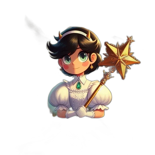 staff, weapon, sword, crown, pixel art, fantasy art, concept art, 3d render transparent PNG cut-out