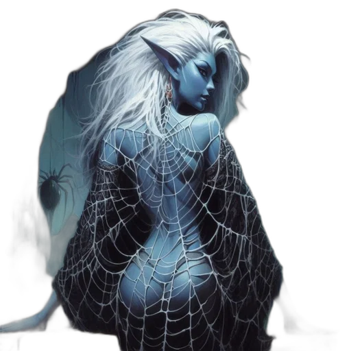 dragon, creature, hair, animal, concept art, fantasy art, comic book art, cyberpunk transparent PNG cut-out