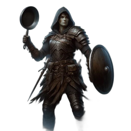 staff, weapon, sword, mask, concept art, fantasy art, 3d render, comic book art transparent PNG cut-out