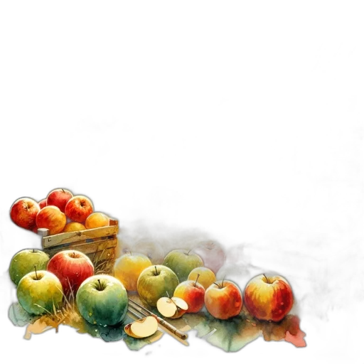 food, staff, crown, weapon, photorealistic, watercolor, oil painting, concept art transparent PNG cut-out