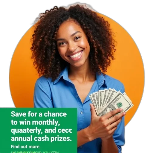 promotional, poster, saver, sweepstakes, featuring, smiling, woman, curly transparent PNG cut-out