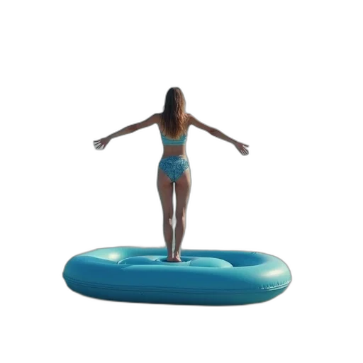 3d render, concept art, underwater, portable transparent PNG cut-out