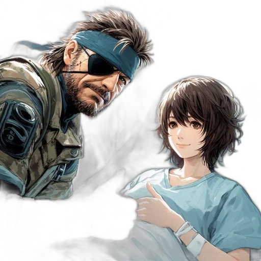 weapon, concept art, anime, comic book art, pixel art, blue, inside, hospital transparent PNG cut-out