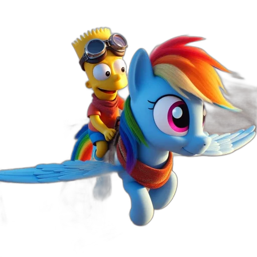 staff, 3d render, concept art, two, cartoonish, characters, fly, above transparent PNG cut-out