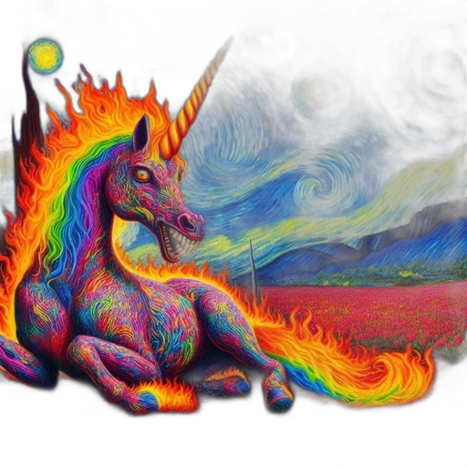 dragon, creature, fantasy art, concept art, watercolor, pixel art, fire, colorful transparent PNG cut-out