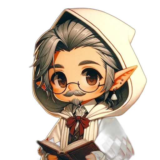 staff, mask, fantasy art, concept art, pixel art, cartoon, chibi, character transparent PNG cut-out