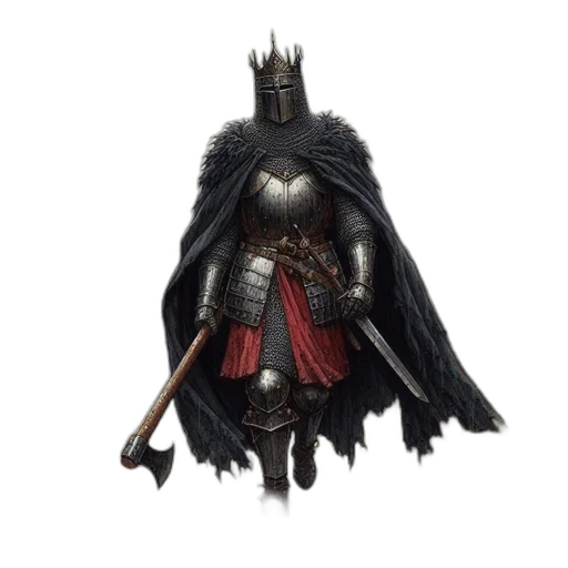 sword, crown, staff, weapon, fantasy art, concept art, 3d render, comic book art transparent PNG cut-out