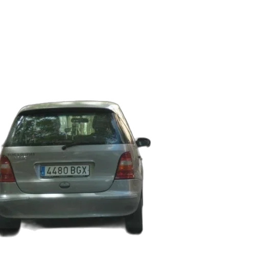 car, 3d render, photorealistic, concept art, silver, license, plate, 4480 transparent PNG cut-out