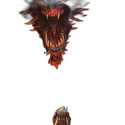 dragon, creature, mask, face, concept art, fantasy art, pixel art, comic book art transparent PNG cut-out