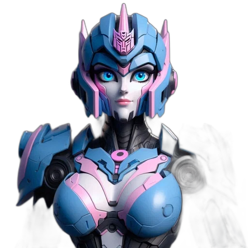 robot, mask, concept art, fantasy art, 3d render, vaporwave, pastel, futuristic transparent PNG cut-out