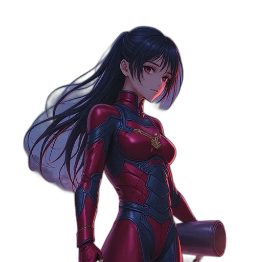weapon, robot, dress, comic book art transparent PNG cut-out