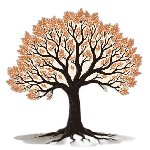 tree, crown, staff, 3d render transparent PNG cut-out
