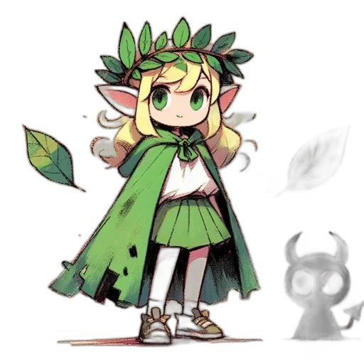 creature, staff, crown, dragon, concept art, pixel art, fantasy art, watercolor transparent PNG cut-out