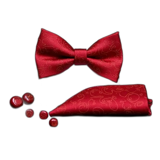 jewelry, food, staff, red, bow, tie, patterned, design transparent PNG cut-out