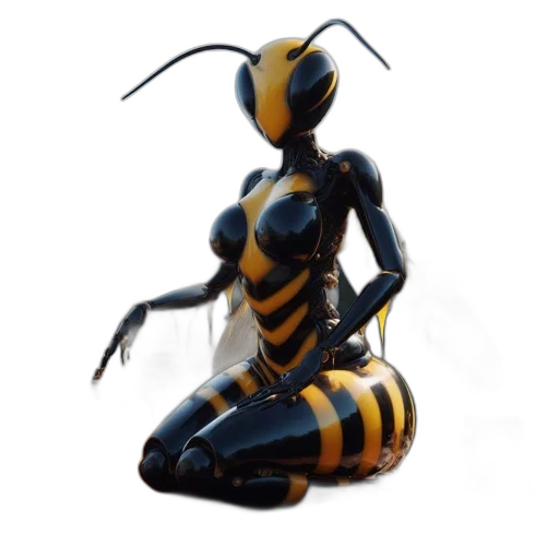 robot, animal, creature, dress, 3d render, concept art, fantasy art, photorealistic transparent PNG cut-out