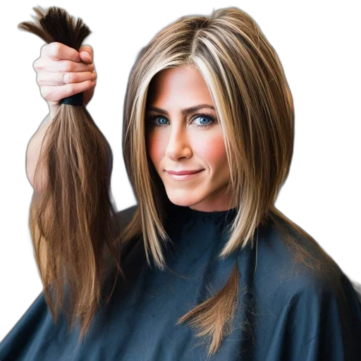 hair, staff, photorealistic, inside, salon, woman, layered, hairstyle transparent PNG cut-out