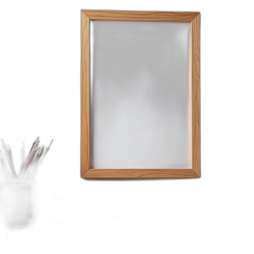 furniture, face, robot, mask, 3d render, photorealistic, fog, forest transparent PNG cut-out