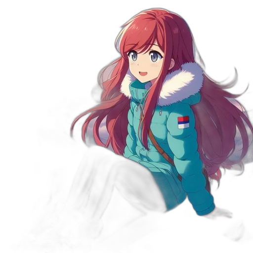 jacket, face, creature, robot, watercolor, anime, pixel art, concept art transparent PNG cut-out