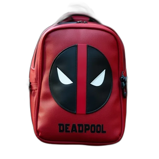 comic book art, bag, marvel, logo, word, deadpool transparent PNG cut-out