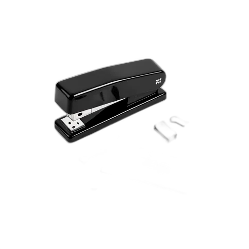 weapon, staff, jewelry, 3d render, black, stapler, silver, staple transparent PNG cut-out