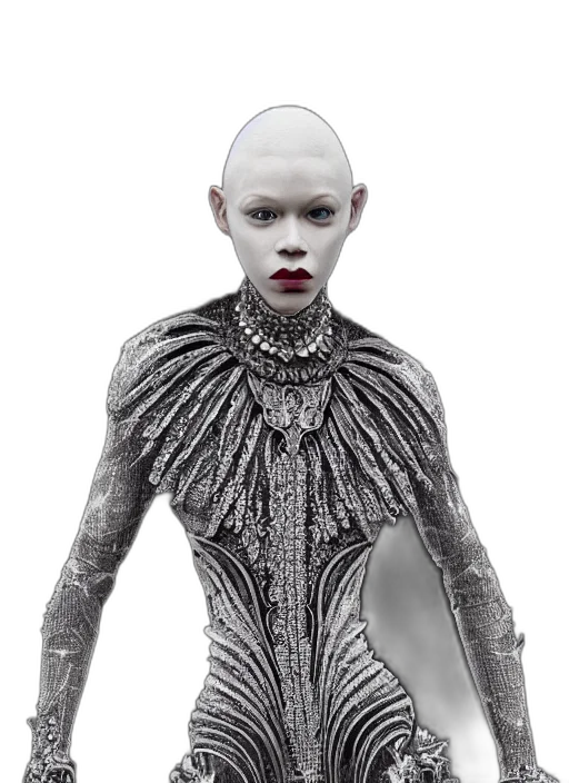 robot, creature, dress, jewelry transparent PNG cut-out