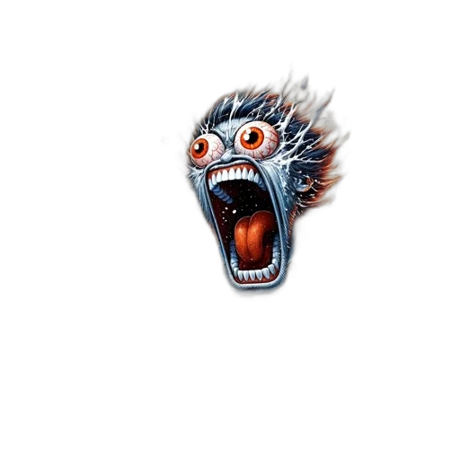 creature, face, dragon, staff, 3d render, pixel art, concept art, photorealistic transparent PNG cut-out