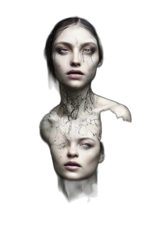face, mask, creature, jewelry transparent PNG cut-out