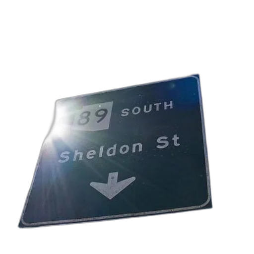 3d render, green, street, sign, white, text, indicating, 189 transparent PNG cut-out