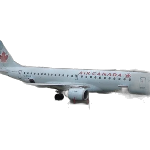 air, canada, airplane, parked, tarmac, ground, crew, vehicles transparent PNG cut-out