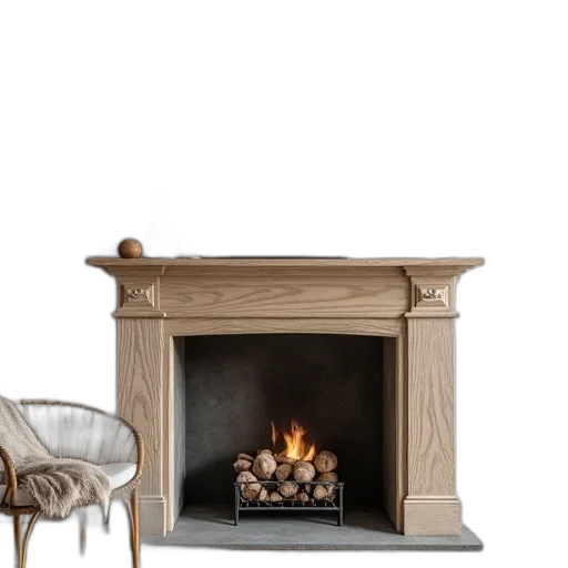 furniture, photorealistic, 3d render, fire transparent PNG cut-out
