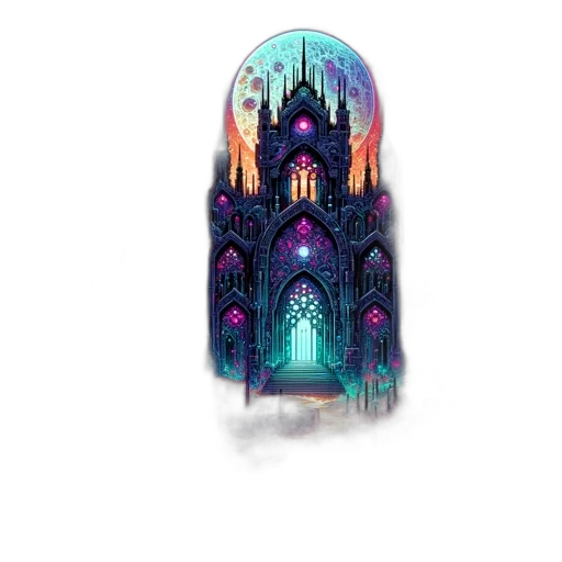 crown, dress, fantasy art, concept art, pixel art, watercolor, colorful, neon transparent PNG cut-out