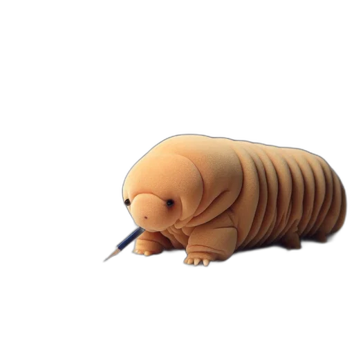 animal, creature, food, hair, concept art, 3d render, pixel art, watercolor transparent PNG cut-out