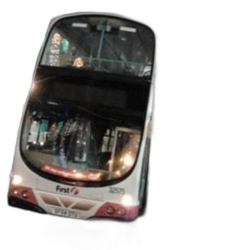 car, robot, 3d render, photorealistic, double-decker, bus, word, first transparent PNG cut-out
