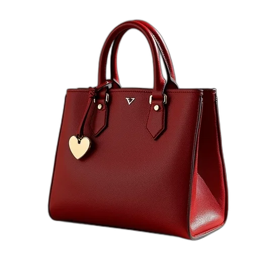red, louis, vuitton, tote transparent PNG cut-out