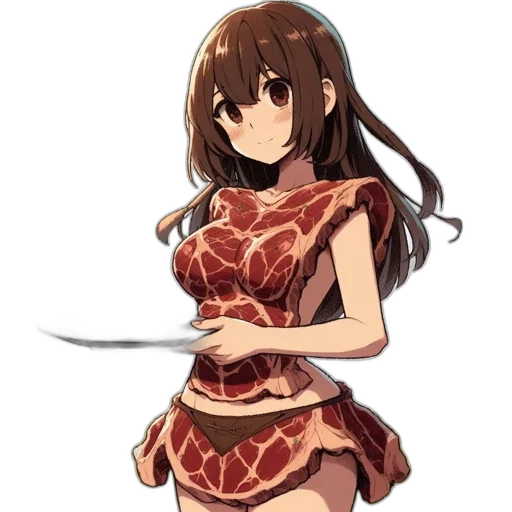 dress, animal, food, creature, anime, pixel art, fantasy art, concept art transparent PNG cut-out