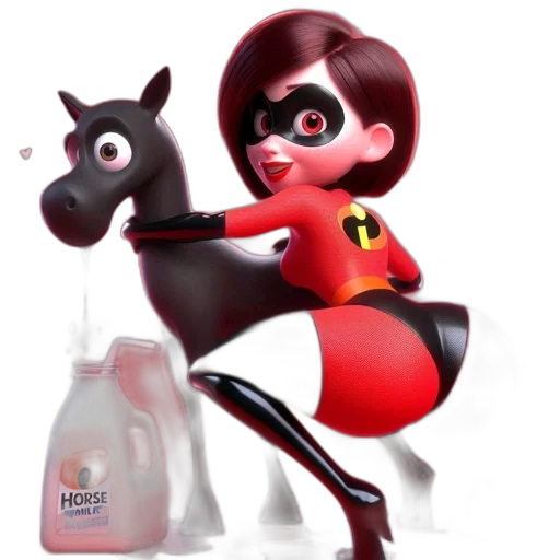 dress, animal, robot, creature, concept art, 3d render, cartoon, elastigirl transparent PNG cut-out