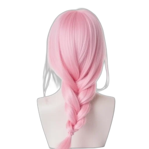 hair, vaporwave, photorealistic, anime, concept art, pastel, wig, head transparent PNG cut-out