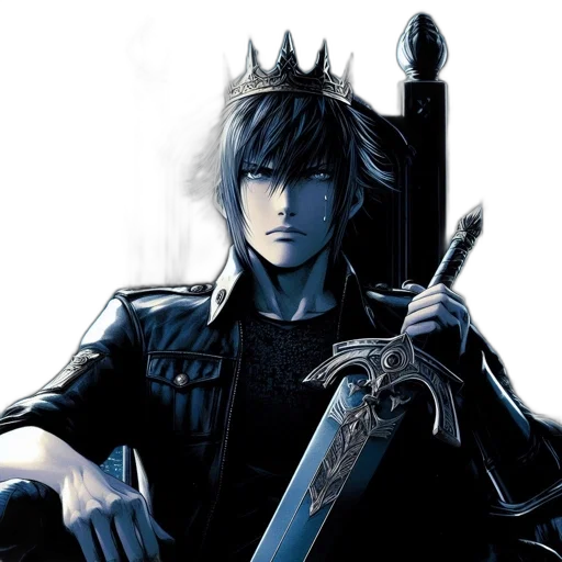 sword, crown, weapon, staff, concept art, fantasy art, comic book art, pixel art transparent PNG cut-out