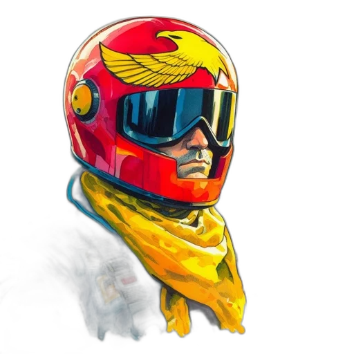 mask, jacket, face, concept art, watercolor, comic book art, photorealistic, colorful transparent PNG cut-out