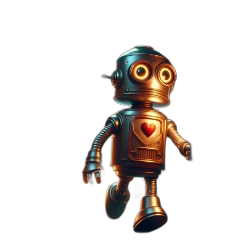 robot, staff, creature, weapon, 3d render, concept art, pixel art, fantasy art transparent PNG cut-out