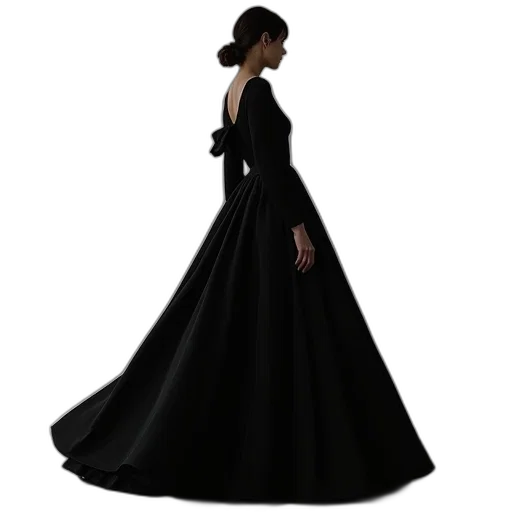 dress, jewelry, concept art, 3d render transparent PNG cut-out