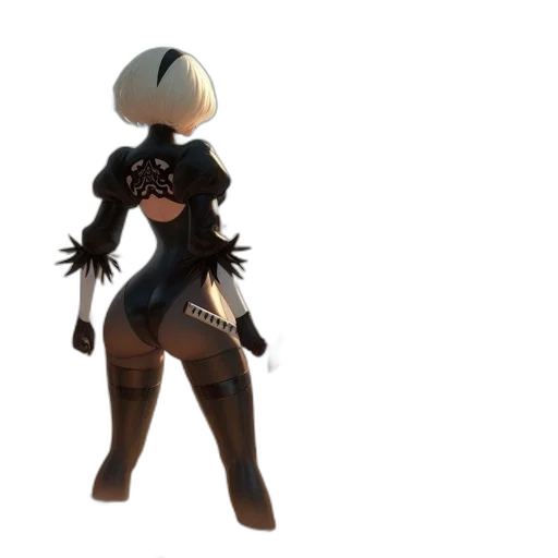 mask, creature, robot, staff, concept art, 3d render, cyberpunk, anime transparent PNG cut-out