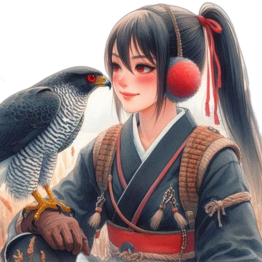 animal, staff, mask, jewelry, fantasy art, photorealistic, oil painting, anime transparent PNG cut-out
