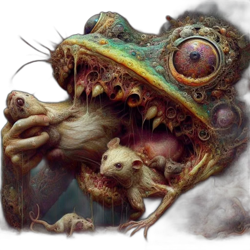 creature, dragon, mask, face, concept art, fantasy art, photorealistic, unsettling transparent PNG cut-out