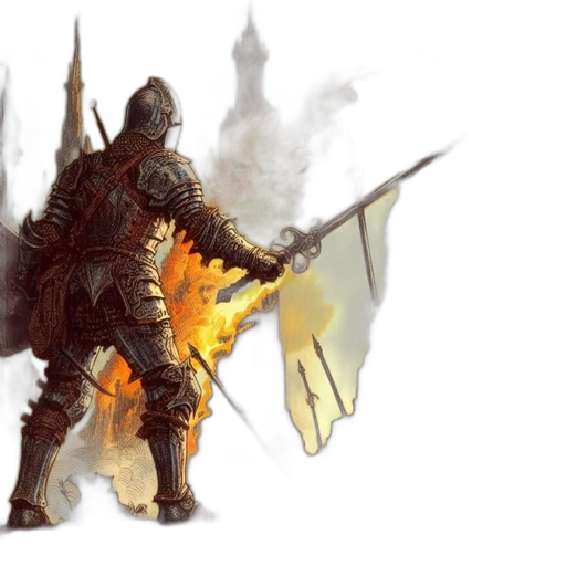 sword, dragon, weapon, concept art, fantasy art, pixel art, watercolor, fire transparent PNG cut-out