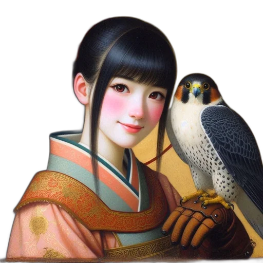 staff, face, animal, robot, photorealistic, fantasy art, oil painting, anime transparent PNG cut-out