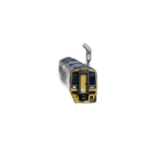 jewelry, robot, yellow, train, traveling, down, tracks, rural transparent PNG cut-out